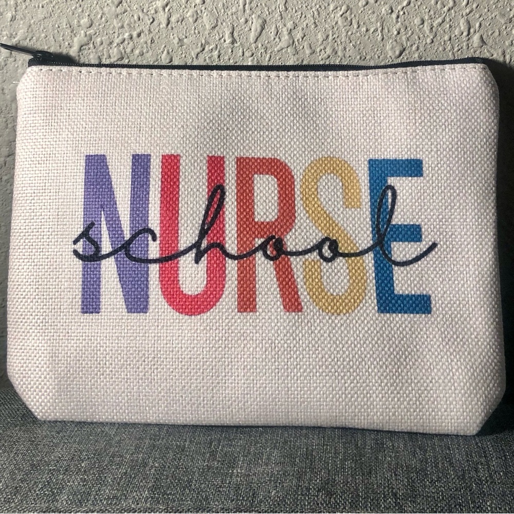 Multicolor Canvas Pouch
